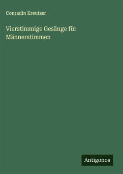 Cover Vierstimmige Gesänge für Männerstimmen
