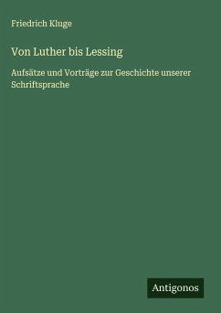 Cover Von Luther bis Lessing