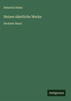 Cover Heines sämtliche Werke