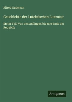Cover Geschichte der Lateinischen Literatur