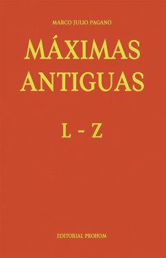 Cover Máximas Antiguas: L - Z
