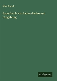 Cover Sagenbuch von Baden-Baden und Umgebung
