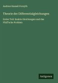 Theorie der Differentialgleichungen Theorie der Differentialgleichungen