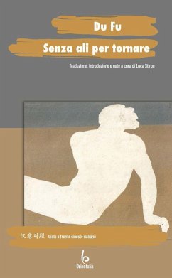 Cover Senza ali per tornare. Testo originale a fronte