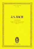 Schlage doch gewünschte Stunde Kantate Nr.53 BWV53 Studienpartitur