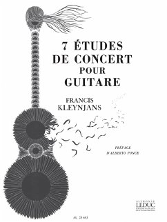 Cover KLEYNJANS 7 ETUDES DE CONCERT GUITARE