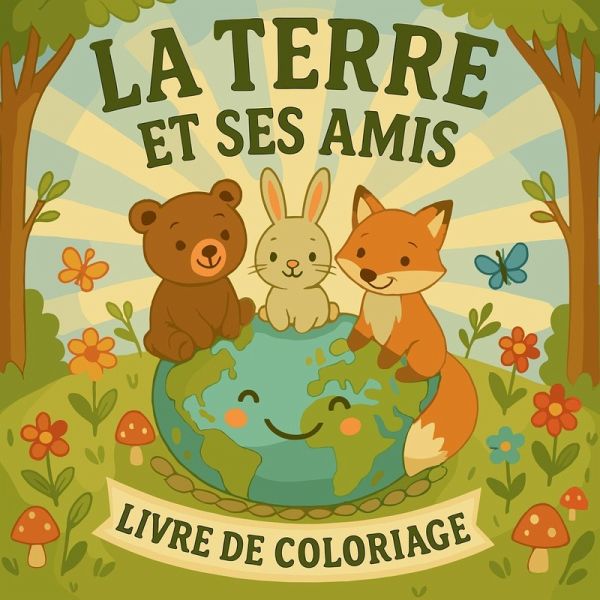 La Terre et Ses Amis Livre de Coloriage