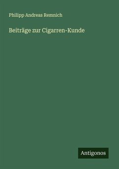Cover Beiträge zur Cigarren-Kunde