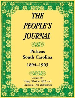 Cover The People's Journal, Pickens, South Carolina, 1894-1903, Historical and Genealogical Abstracts