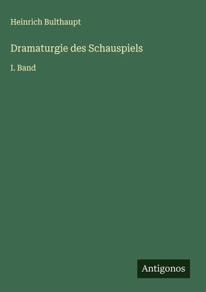 Dramaturgie des Schauspiels
