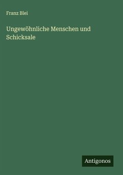 Cover Ungewöhnliche Menschen und Schicksale