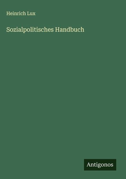 Sozialpolitisches Handbuch