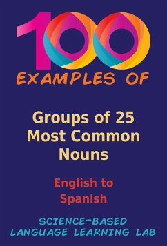 Cover 100 Examples of Groups of 25 Most Common Nouns (eBook, ePUB)
