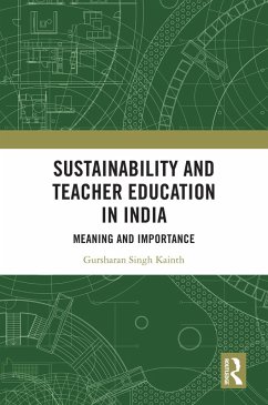Cover Sustainability and Teacher Education in India (eBook, PDF)