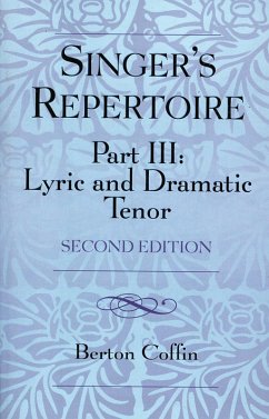 Cover The Singer's Repertoire, Part III (eBook, PDF)