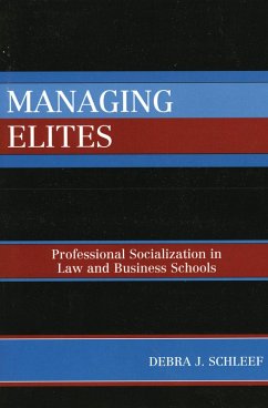 Managing Elites (eBook, PDF) - Schleef, Debra J.