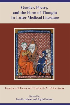 Gender, Poetry, and the Form of Thought in Later Medieval Literature (eBook, PDF)