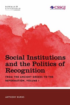 Cover Social Institutions and the Politics of Recognition (eBook, PDF)