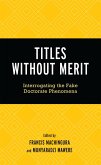 Titles Without Merit (eBook, ePUB)