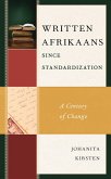 Written Afrikaans since Standardization (eBook, PDF)