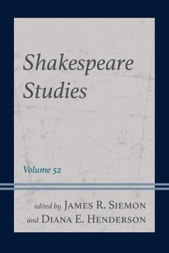 Cover Shakespeare Studies (eBook, ePUB)