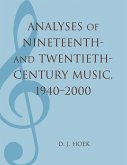 Analyses of Nineteenth- and Twentieth-Century Music, 1940-2000 (eBook, PDF)