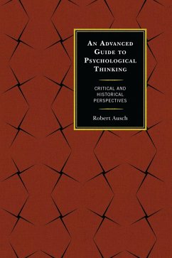 Cover An Advanced Guide to Psychological Thinking (eBook, PDF)