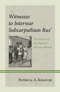 Cover Witnesses to Interwar Subcarpathian Rus' (eBook, PDF)