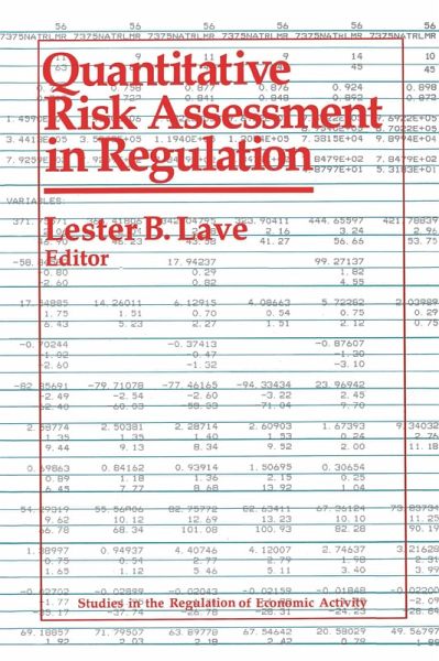 Quantitative Risk Assessment in Regulation (eBook, PDF) Quantitative Risk Assessment in Regulation (eBook, PDF)