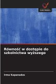 Równo¿¿ w dost¿pie do szkolnictwa wy¿szego
