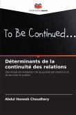 Déterminants de la continuité des relations