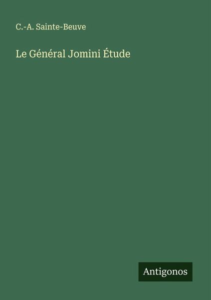 Le Général Jomini Étude