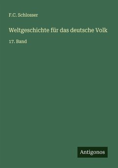Cover Weltgeschichte für das deutsche Volk