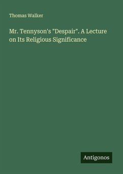 Cover Mr. Tennyson's 