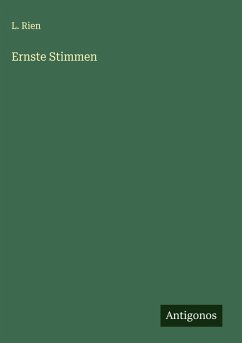 Cover Ernste Stimmen