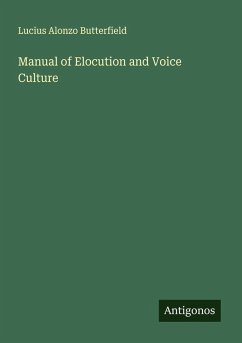 Cover Manual of Elocution and Voice Culture