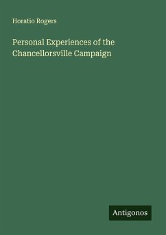Cover Personal Experiences of the Chancellorsville Campaign