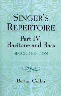 Cover The Singer's Repertoire, Part IV (eBook, PDF)