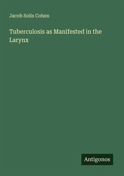 Cover Tuberculosis as Manifested in the Larynx
