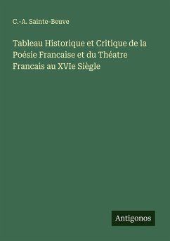 Cover Tableau Historique et Critique de la Poésie Francaise et du Théatre Francais au XVIe Siègle