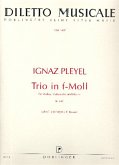 Trio in f-Moll B442 für Violine, Violoncello und Klavier Stimmen Trio in f-Moll B442 für Violine, Violoncello und Klavier Stimmen