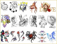 TATTOO DESIGNS FÜR FRAUEN. 3 eBooks Tattoo Design Vorlagen für Frauen. Liebe Herzen Rosen - Farbige Schmetterlinge - Elfen und Engel. (eBook, ePUB) Cover TATTOO DESIGNS FÜR FRAUEN. 3 eBooks Tattoo Design Vorlagen für Frauen. Liebe Herzen Rosen - Farbige Schmetterlinge - Elfen und Engel. (eBook, ePUB)