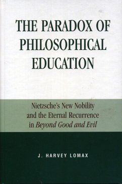 The Paradox of Philosophical Education (eBook, PDF) - Lomax, Harvey J.