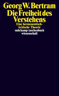 Cover Die Freiheit des Verstehens 