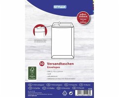 Stylex Versandtaschen, DIN C5, haftklebend, 10 Stück
