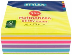 Stylex Haftnotizen, Neon, 76 x 76 mm, 320 Blatt