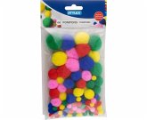 Stylex Pompons, 100 Stück im Beutel