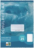 Stylex Schulheft, Lineatur 25, DIN A4, 16 Blatt