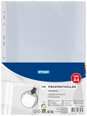Stylex Prospekthüllen, DIN A4, 100 Stück