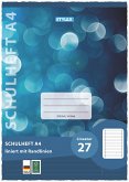 Stylex Schulheft, Lineatur 27, DIN A4, 16 Blatt